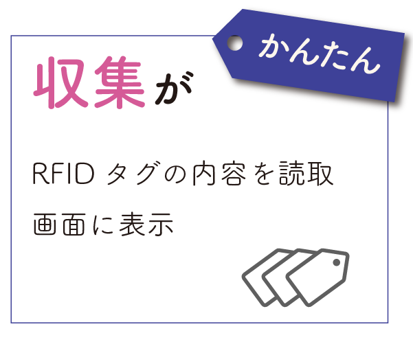 収集がかんたん