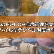 HACCPモバイル温度管理システム見出し