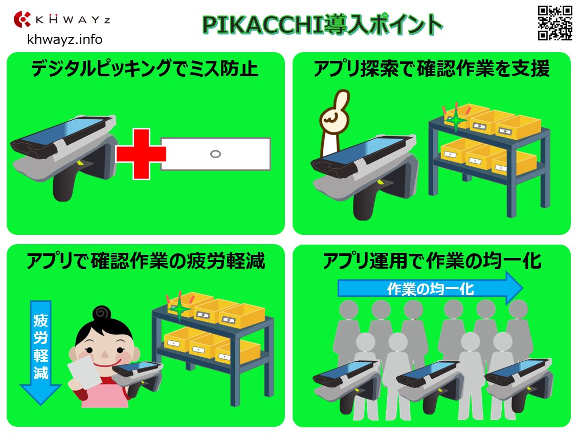 ピッキングに使えるPIKACCHI導入ポイント